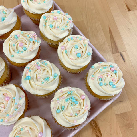 Gender Reveal Cupcakes
