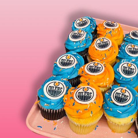 Oilers Cupcakes
