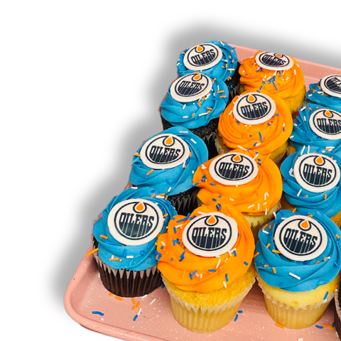 Oilers Cupcakes