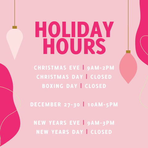 HOLIDAY HOURS