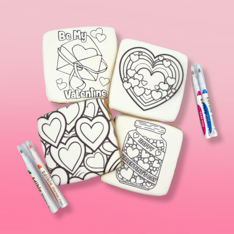 Valentine Cookie Colouring Kit