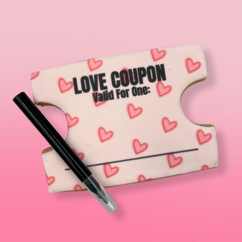 Love Coupon Cookie