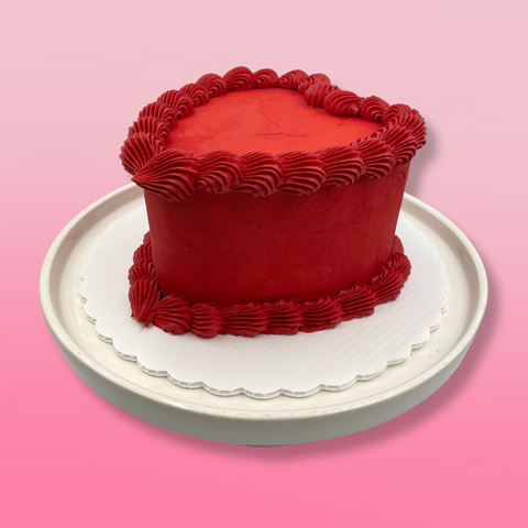 Valentine Heart Shaped Cake