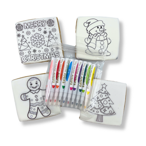 Christmas Cookie Colouring Set