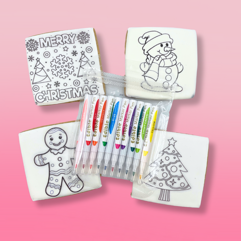 Christmas Cookie Colouring Set