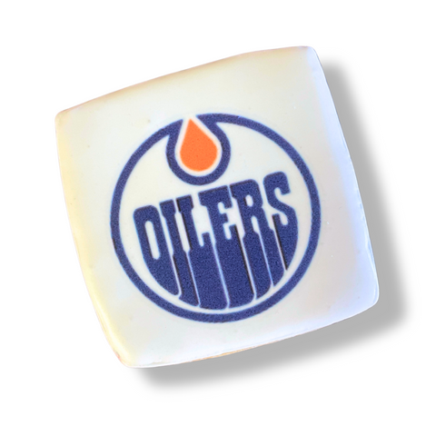 Oilers Printed Cookies