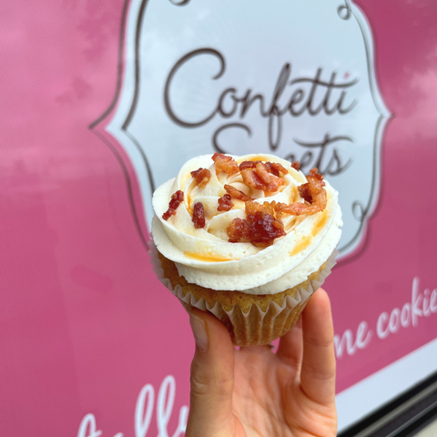 Father's Day Maple Bacon Cupcakes